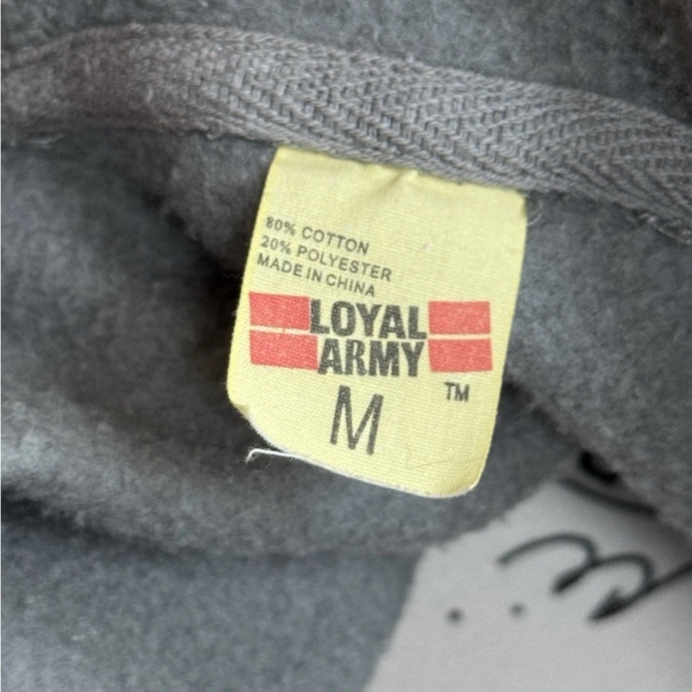 Vintage Y2K Loyal Army Hoodie Zip Video Game Controller Print Sweater Jacket M - Picture 6 of 10